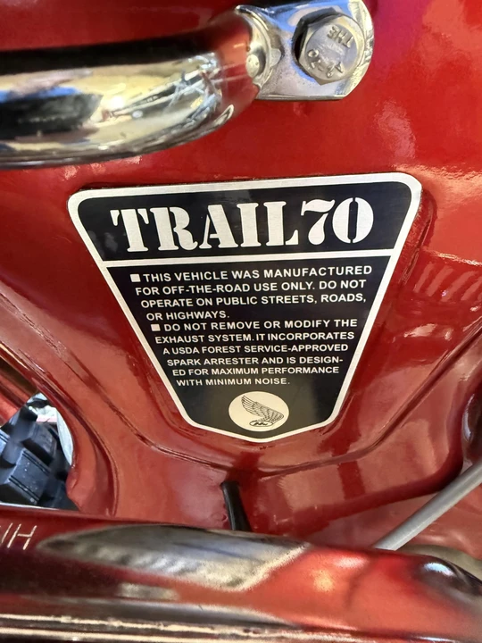 1970 Honda CT70 - Image 21 of 31