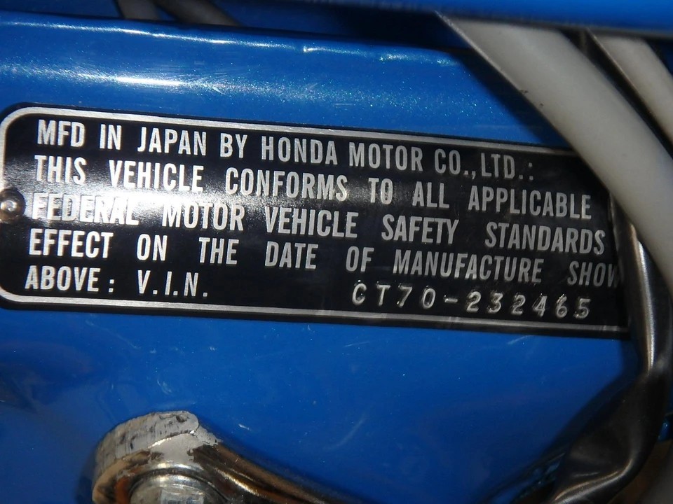1970 Honda CT70 - Image 31 of 31