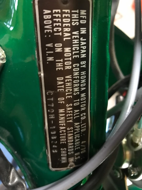1970 Honda CT70 - Image 17 of 29