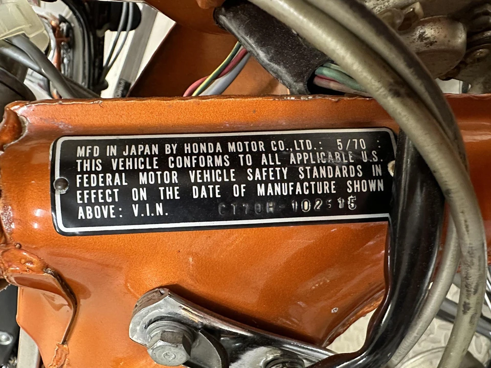 1970 Honda CT70 - Image 30 of 31