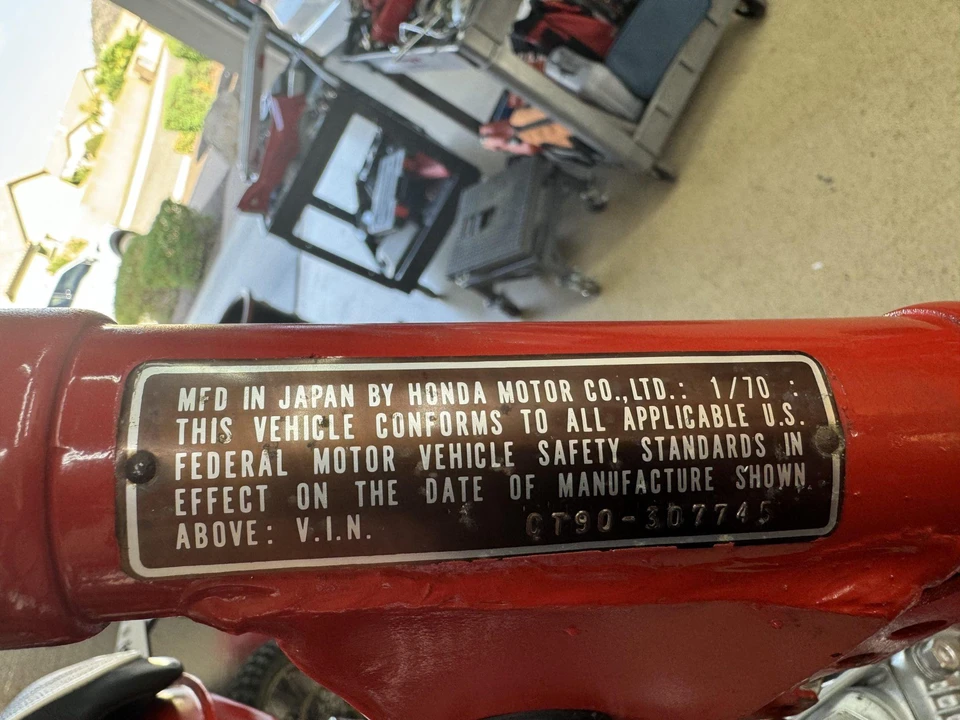 1970 Honda CT90 - Image 28 of 31