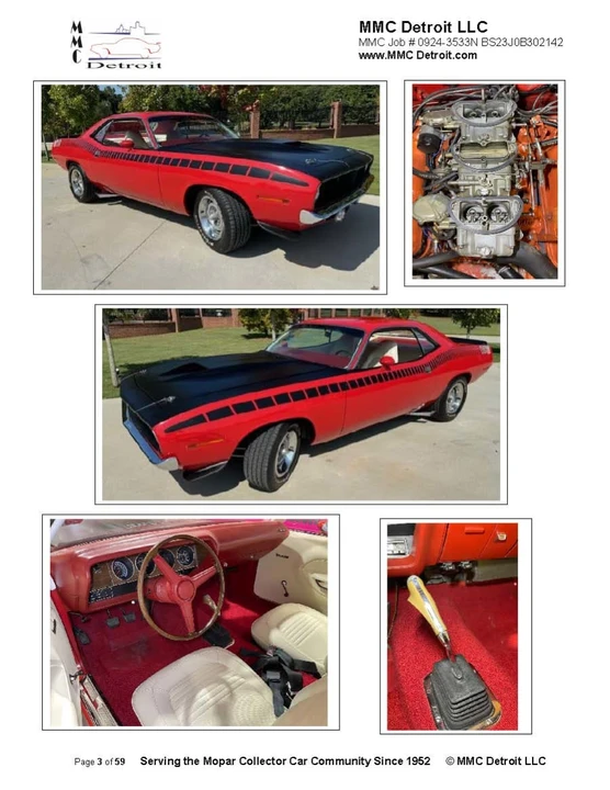 1970 Plymouth AAR 'Cuda 3rd Gen - Image 27 of 29