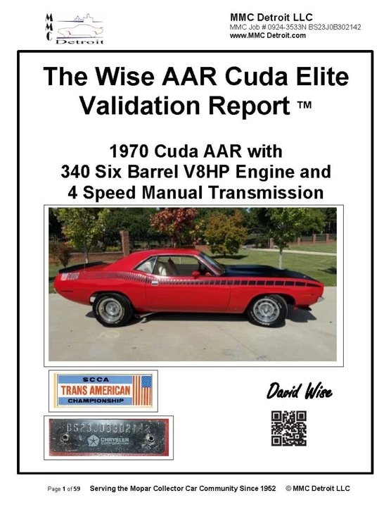 1970 Plymouth AAR 'Cuda 3rd Gen - Image 25 of 29