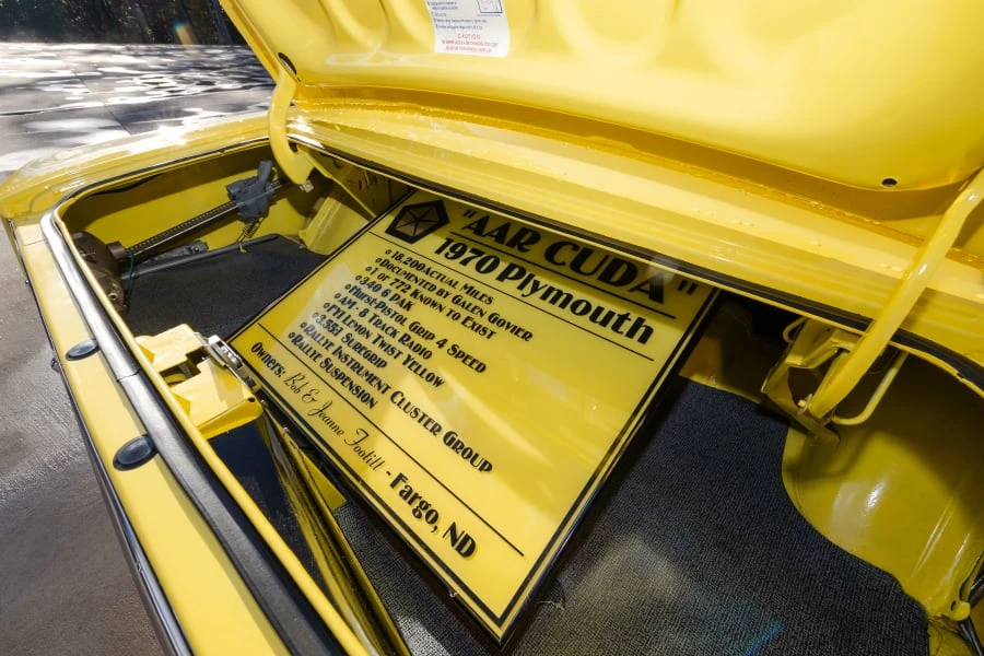 1970 Plymouth AAR 'Cuda 3rd Gen - Image 25 of 25