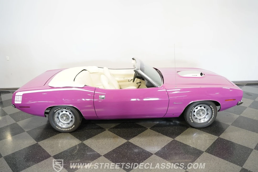 1970 Plymouth 'Cuda 3rd Gen Convertible - Image 22 of 31
