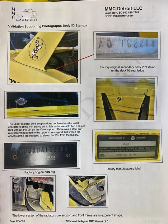 1970 Plymouth Superbird - Image 14 of 14