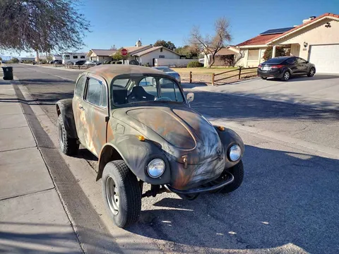 1970 Volkswagen Beetle #PinkBeetle Hatchback 2D