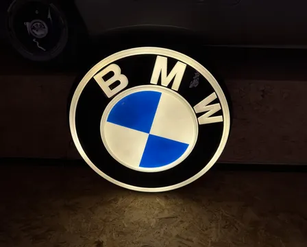 BMW Illuminated Roundel Sign