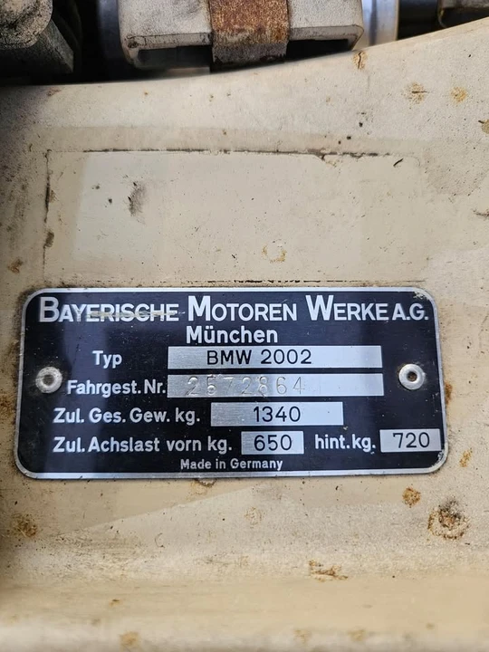1971 BMW 2002 - Image 15 of 20