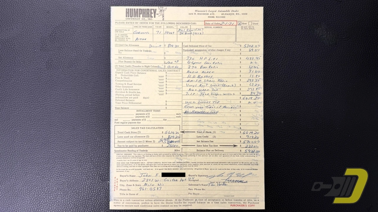 1971 Chevrolet Corvette - Image 18 of 20