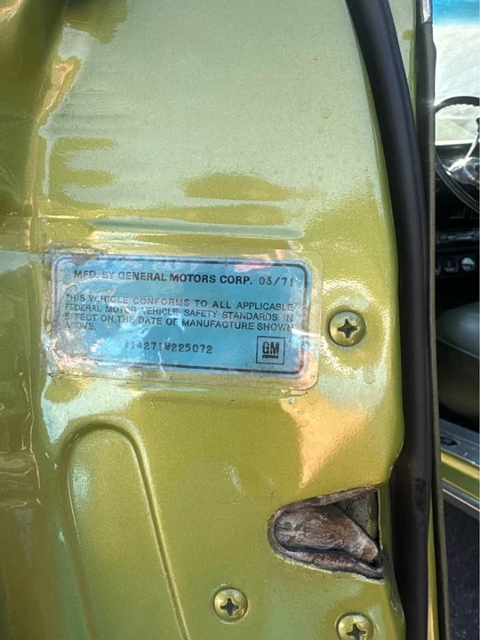1971 Chevrolet Nova 3rd Gen - Image 15 of 19