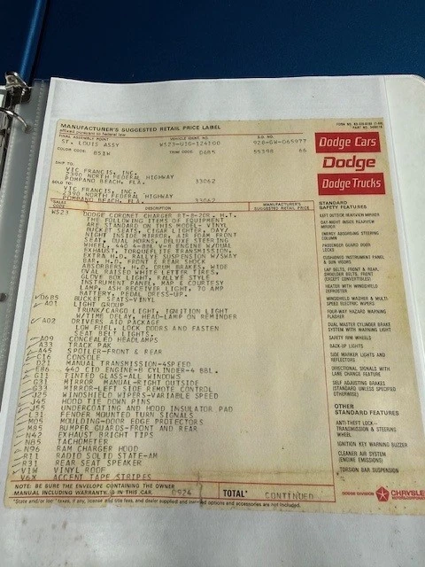 1971 Dodge Charger 3rd Gen - Image 19 of 21