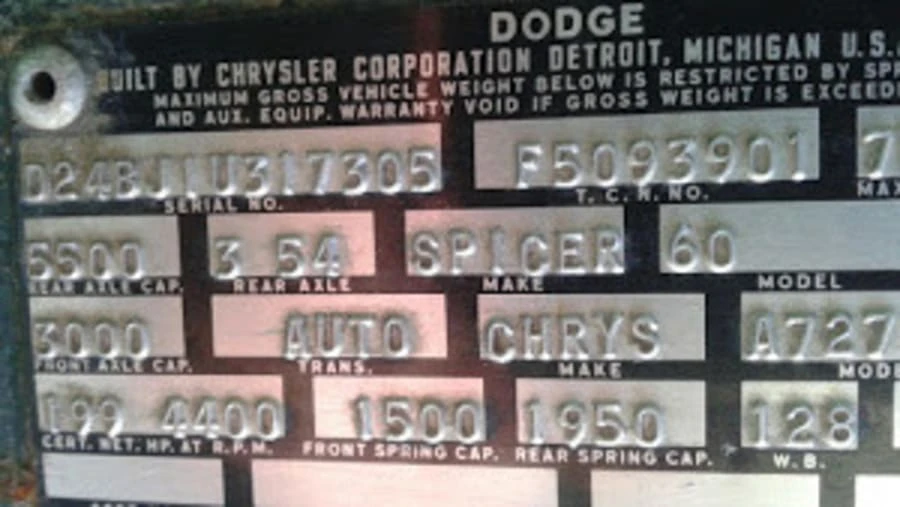 1971 Dodge D Series 2nd Gen - Image 6 of 6