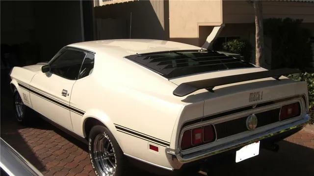 1971 Ford Mustang Mach 1 Fastback