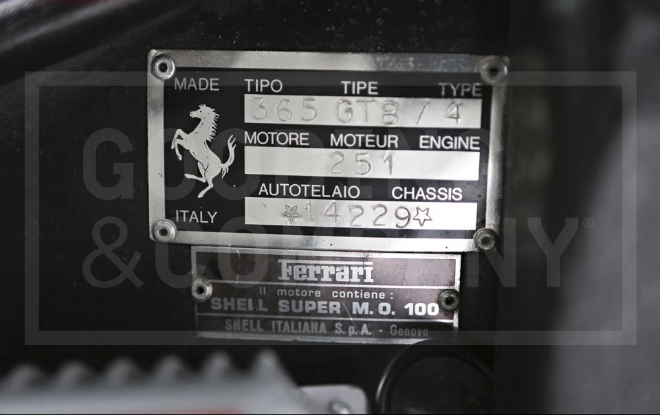 1971 Ferrari Daytona Berlinetta - Image 15 of 17
