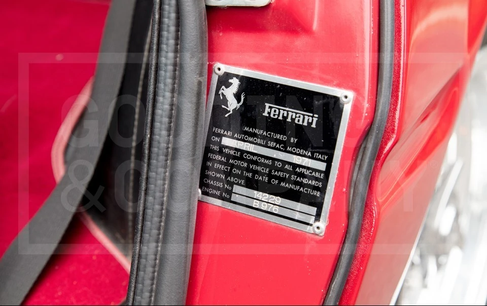 1971 Ferrari Daytona Berlinetta - Image 17 of 19