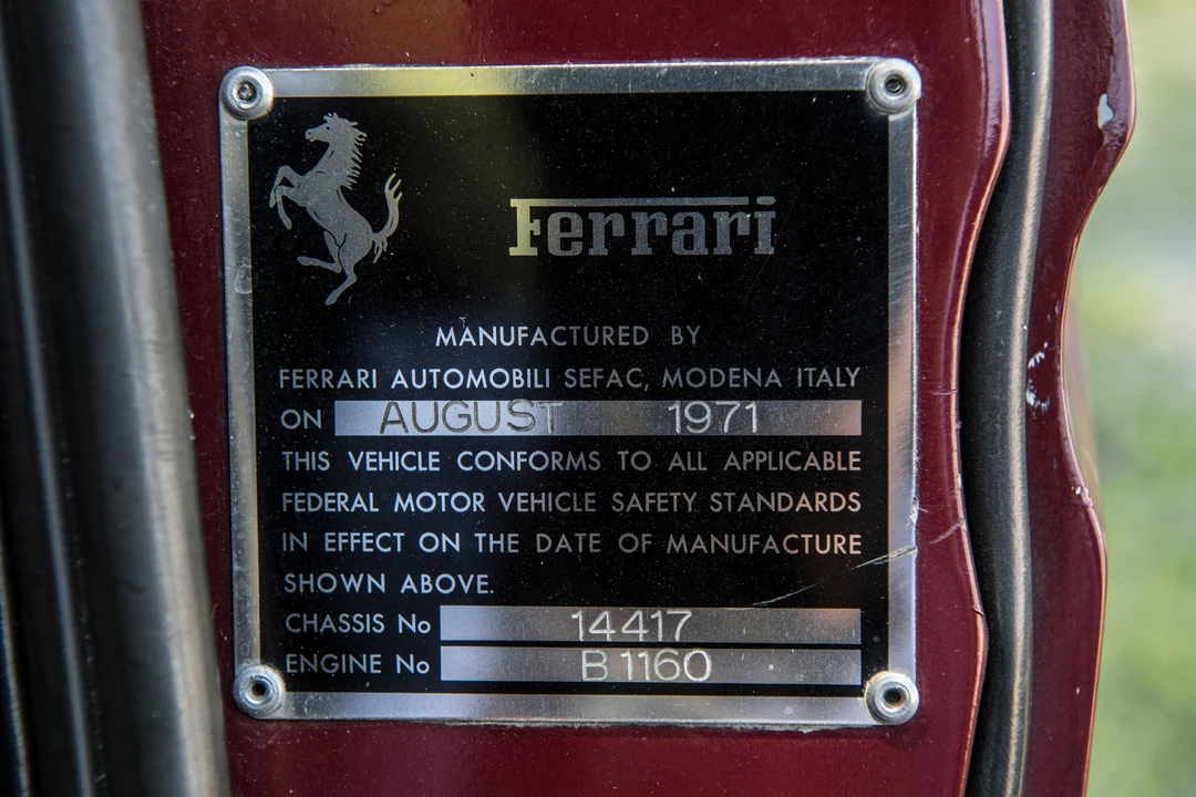 1971 Ferrari Daytona Berlinetta - Image 14 of 31