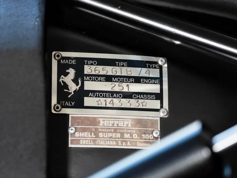 1971 Ferrari Daytona Berlinetta - Image 16 of 17