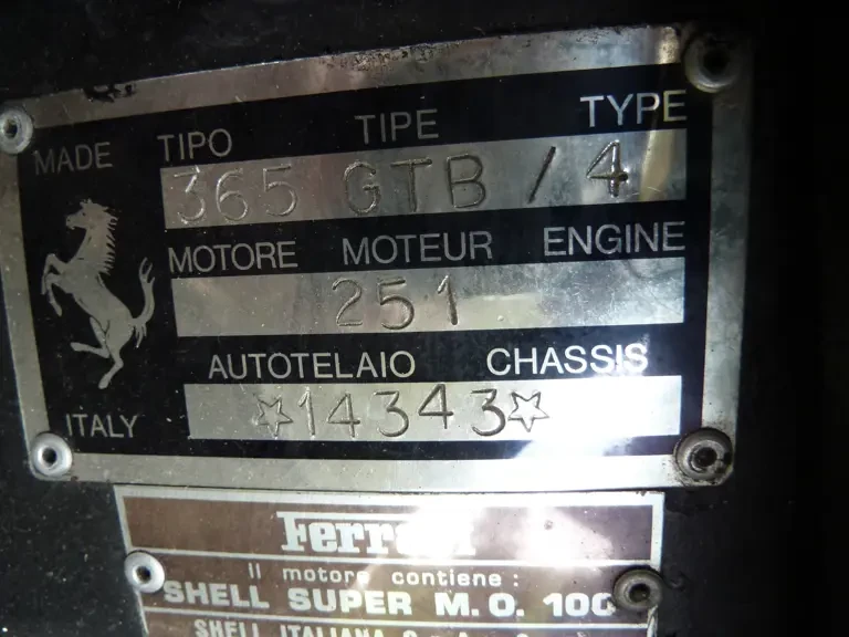 1971 Ferrari Daytona Berlinetta - Image 7 of 8