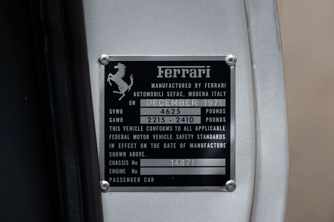 1971 Ferrari 365 GTC/4 - Image 6 of 31