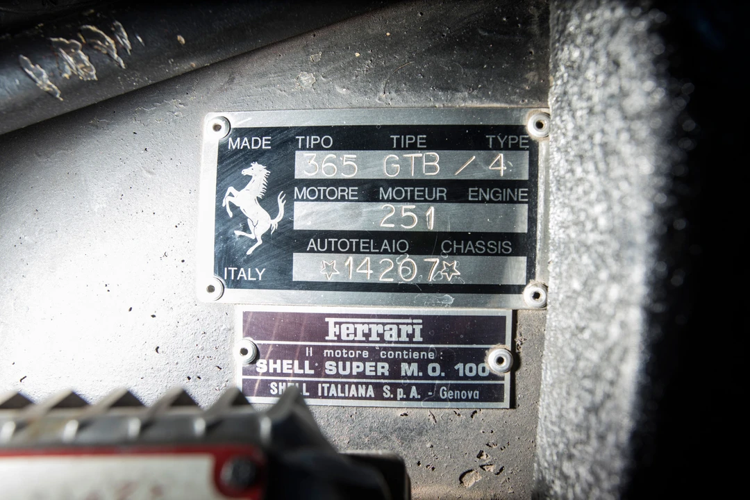 1971 Ferrari Daytona Berlinetta - Image 9 of 31
