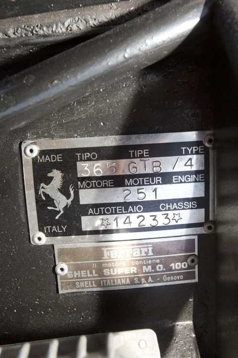 1971 Ferrari Daytona Berlinetta - Image 7 of 31