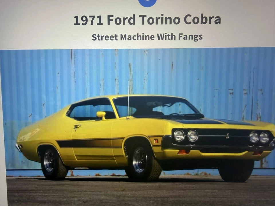 1971 Ford Torino Cobra 2nd Gen - Image 16 of 31