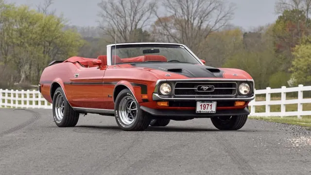 1971 Ford Mustang Convertible