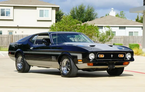 1971 Ford Mustang Mach 1 J-Code 429 Super Cobra Jet Ram Air Drag Pack