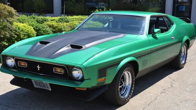 1971 Ford Mustang Mach 1 Fastback