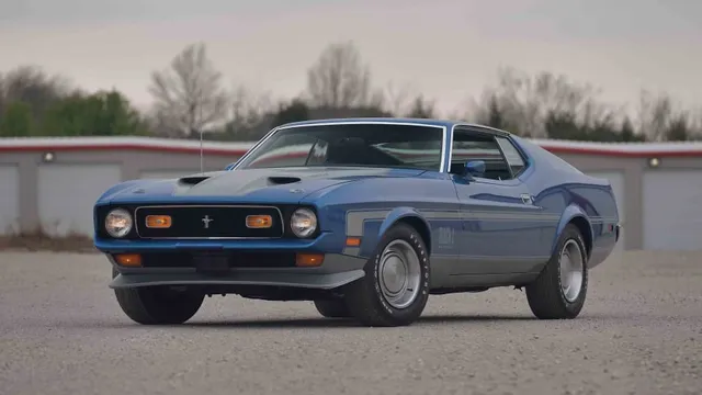1971 Ford Mustang Mach 1
