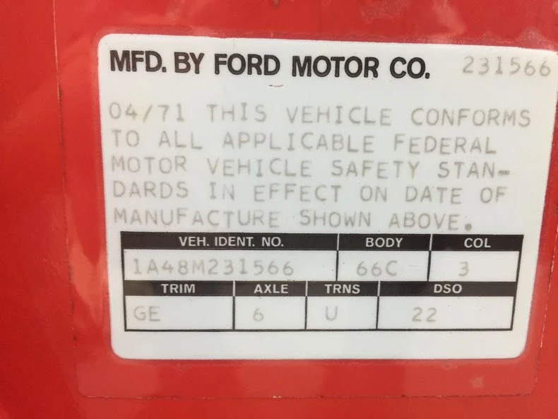 1971 Ford Ranchero 5th-7th Gen - Image 14 of 14