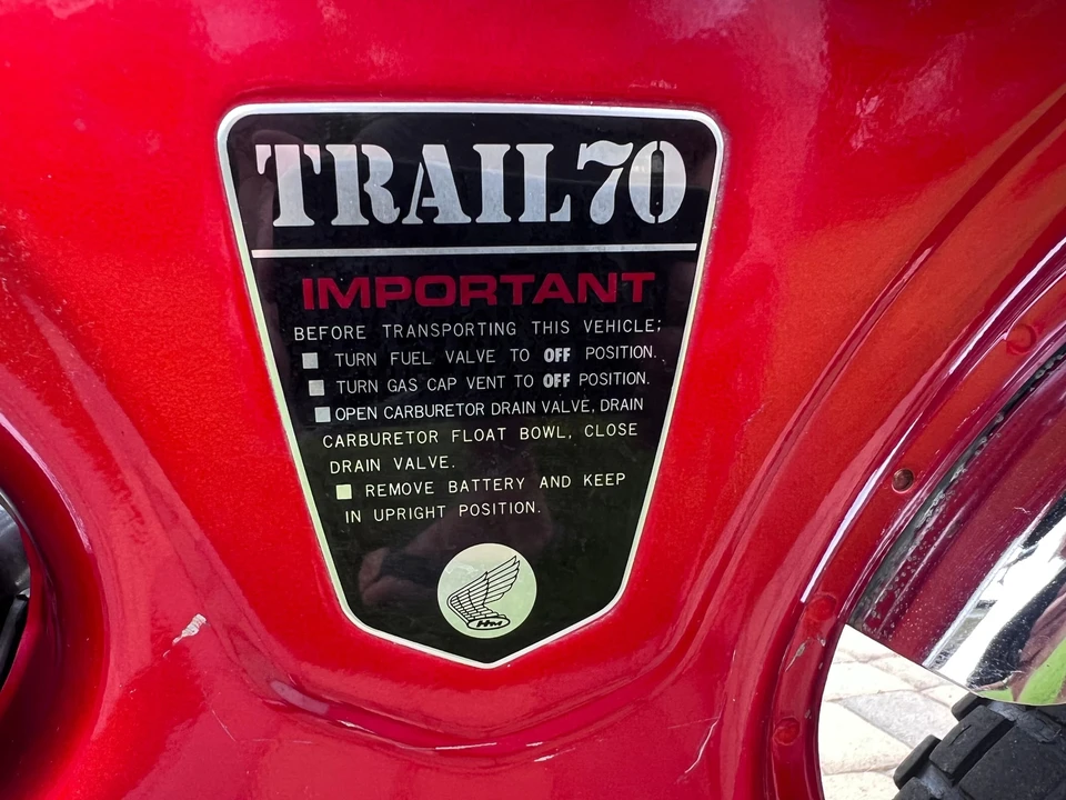 1971 Honda CT70 - Image 26 of 31