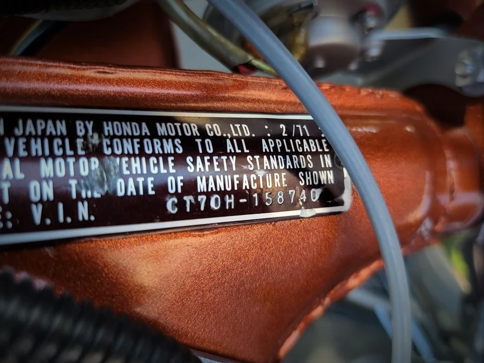 1971 Honda CT70 - Image 29 of 31