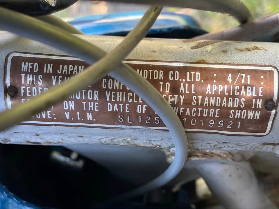 1971 Honda SL - Image 7 of 7