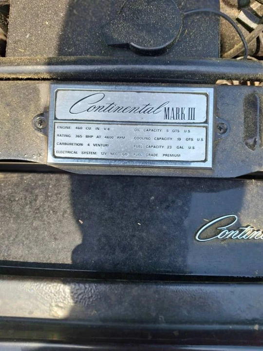 1971 Lincoln Continental 5th Gen - Image 8 of 11