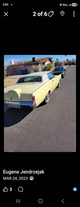 1971 Lincoln Continental 5th Gen - Image 2 of 4