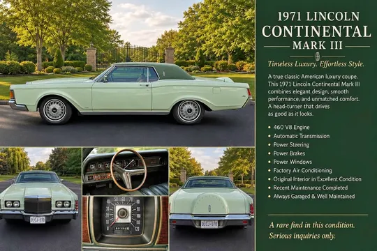 1971 Lincoln Continental