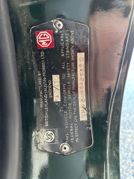1971 MG MGB Roadster - Image 15 of 15