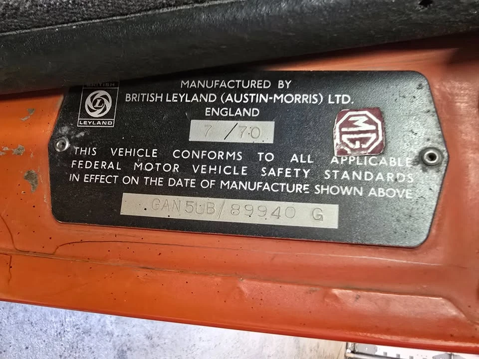 1971 Mini Mini Mark III - Image 20 of 20