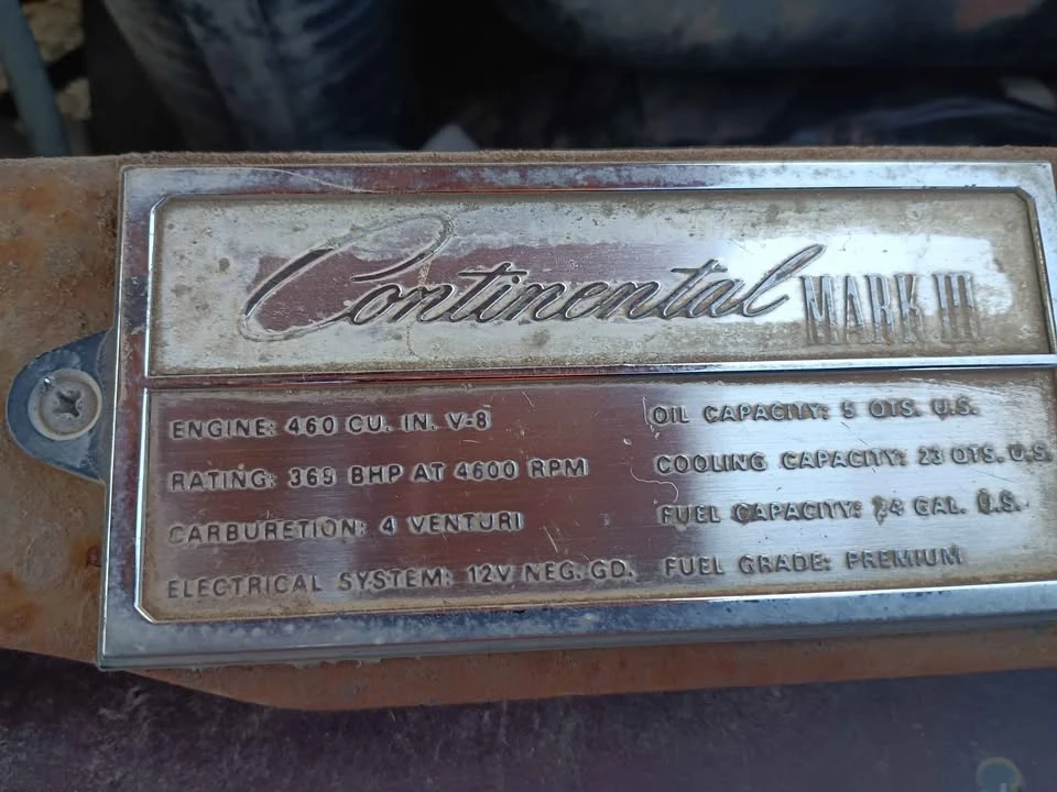 1971 Lincoln Continental Mark III - Image 6 of 7