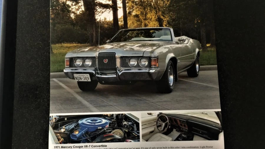 1971 Mercury Cougar 2nd Gen - Image 11 of 12