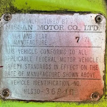 1971 Nissan 240z Z