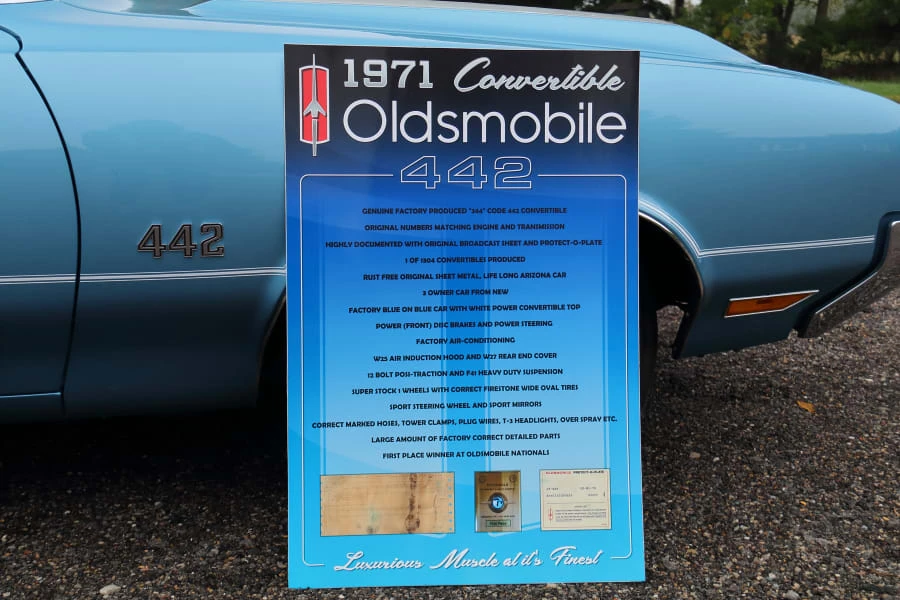 1971 Oldsmobile 442 2nd Gen - Image 30 of 30