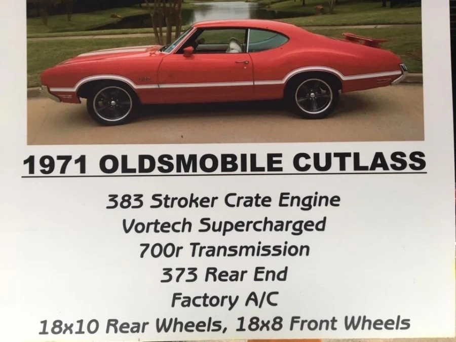 1971 Oldsmobile Cutlass 3rd Gen - Image 8 of 9