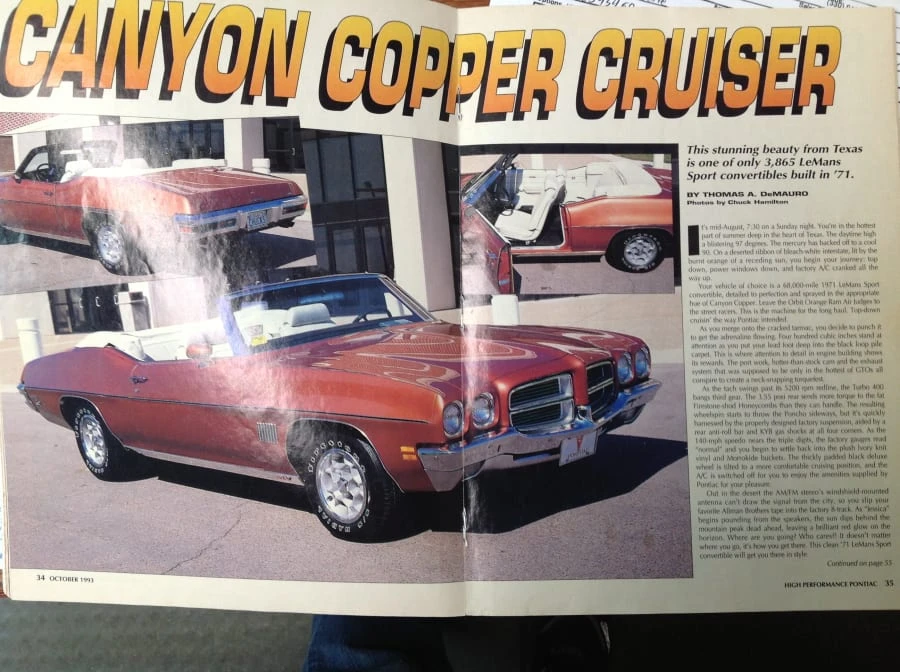 1971 Pontiac LeMans 3rd Gen - Image 9 of 9