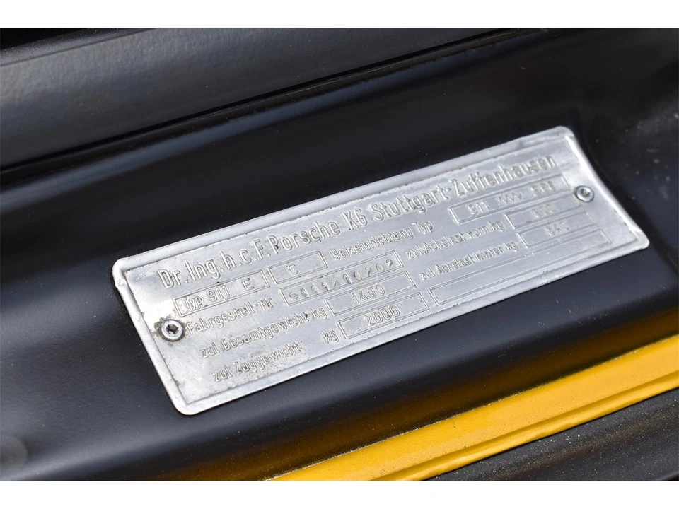 1971 Porsche 911 E F-Body LWB - Image 25 of 31