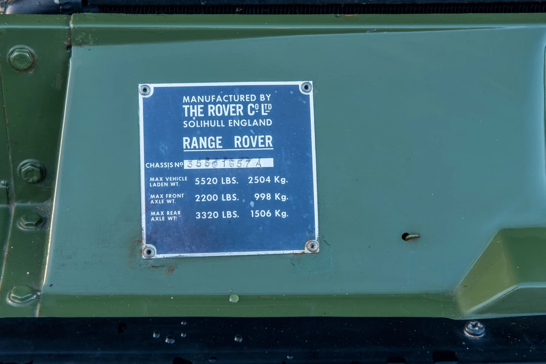 1971 Land Rover Range Rover Classic - Image 12 of 22