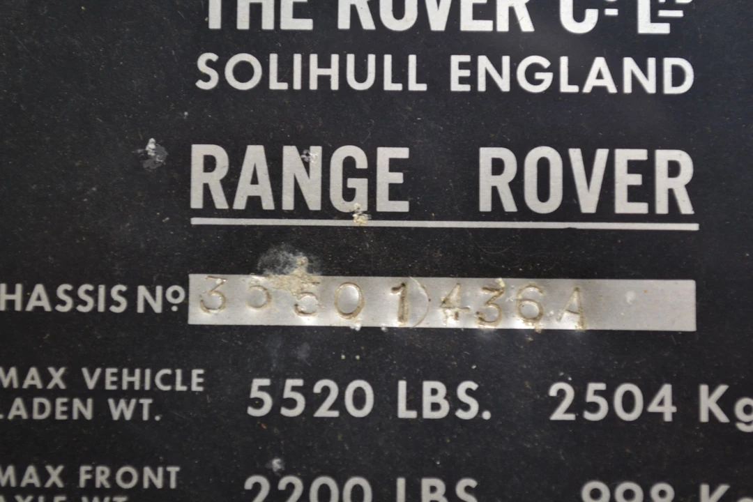 1971 Land Rover Range Rover Classic - Image 2 of 8