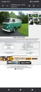 1971 Volkswagen Bus